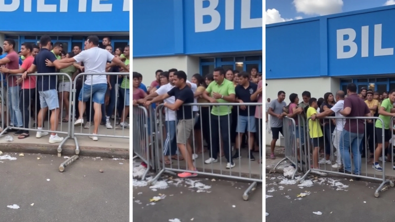 Briga Entre Torcedores na Fila por Ingressos para Bahia e Flamengo Espelha Paixão e Tensão no Futebol