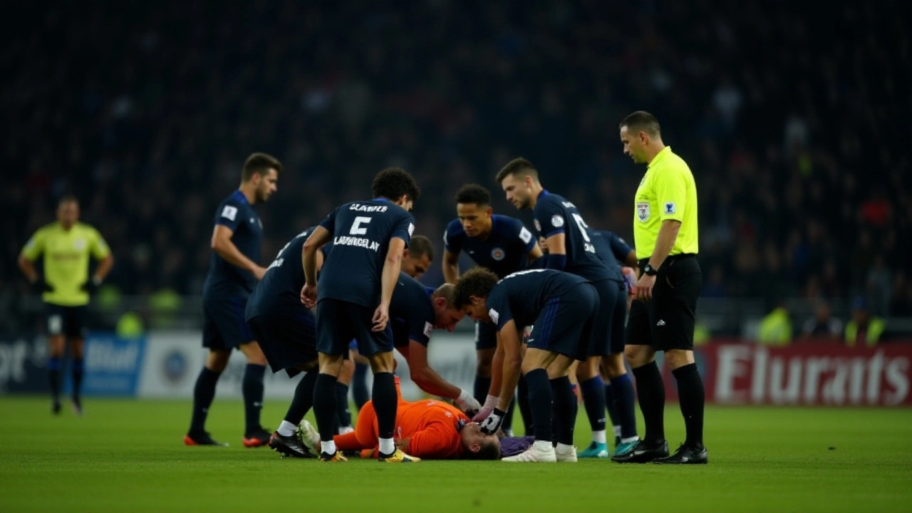 Incidente Incomum na Bundesliga: Goleiro Atingido por Isqueiro Durante Jogo